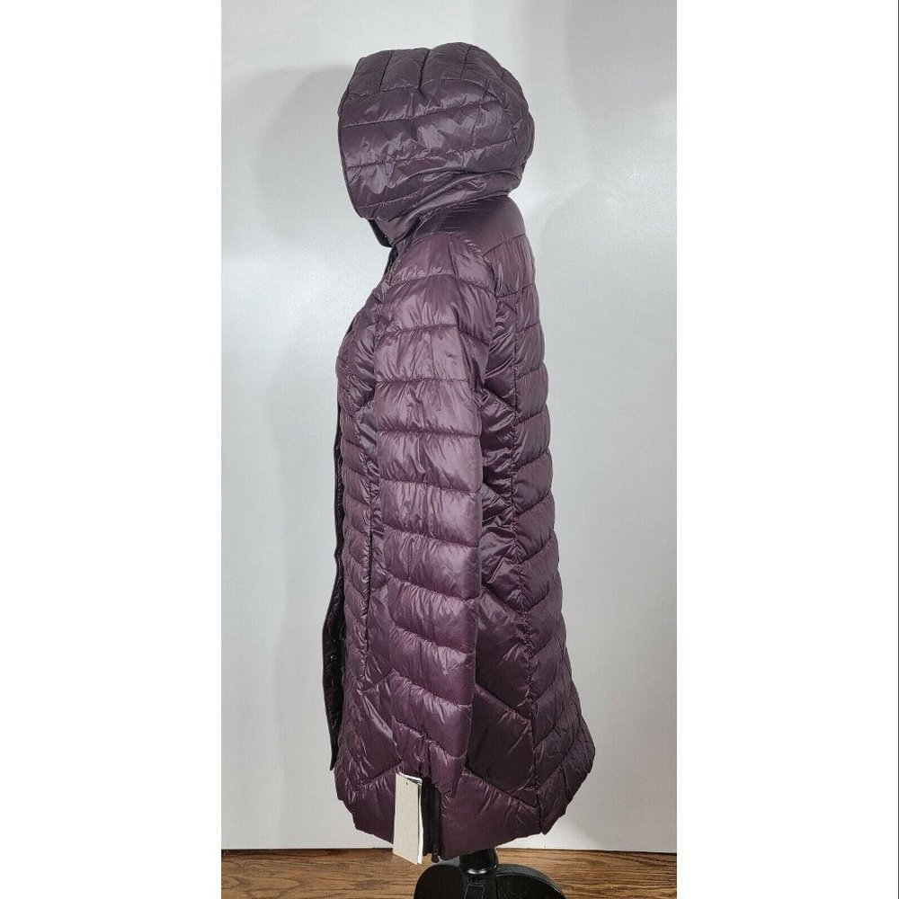 Kenneth Cole New York Zip Puffer Jacket, Purple Women's Size Small, NWT - Picture 5 of 12